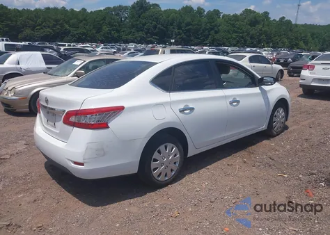 2015 Nissan Sentra S из США, поврежденный, VIN 3N1AB7AP1FY371690